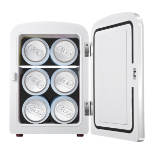 6 Can Mini-Fridge With Built In Bluetooth Speaker
